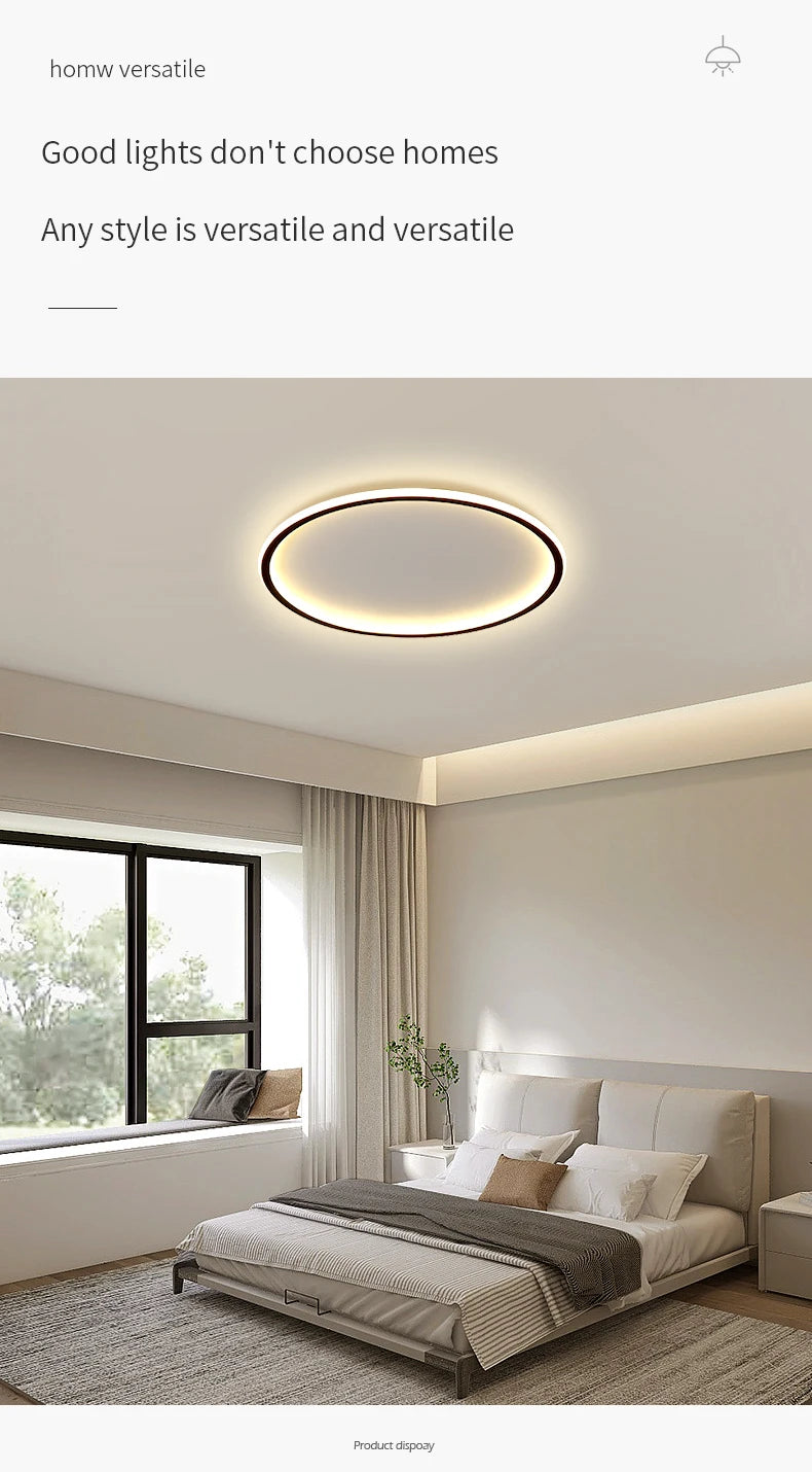 Modern Ultrathin LED Ceiling Lamp For Living Room Bedroom Aisle Study Room Balcony Light Home Decor Lighting Chandelier Fixture