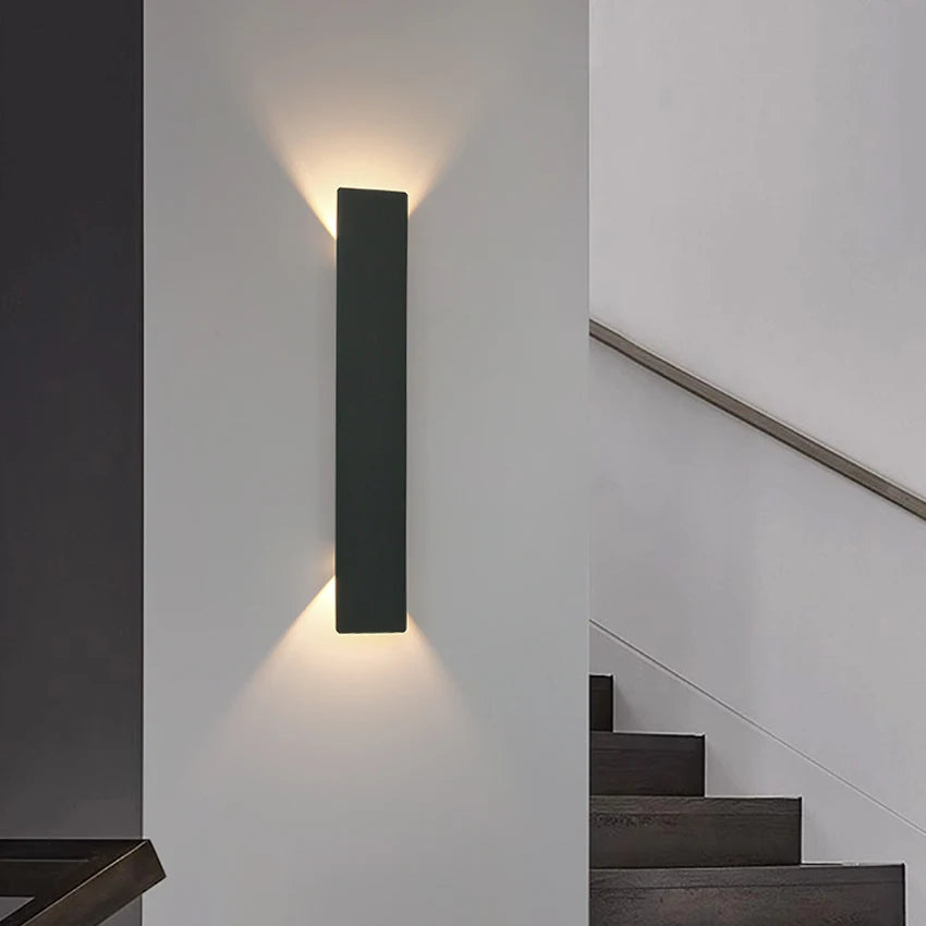 18W LED Up Down Wall Light in Black or White / Waterproof / for Outdoor Garden Porch Aisle / Indoor Living Room Bedroom