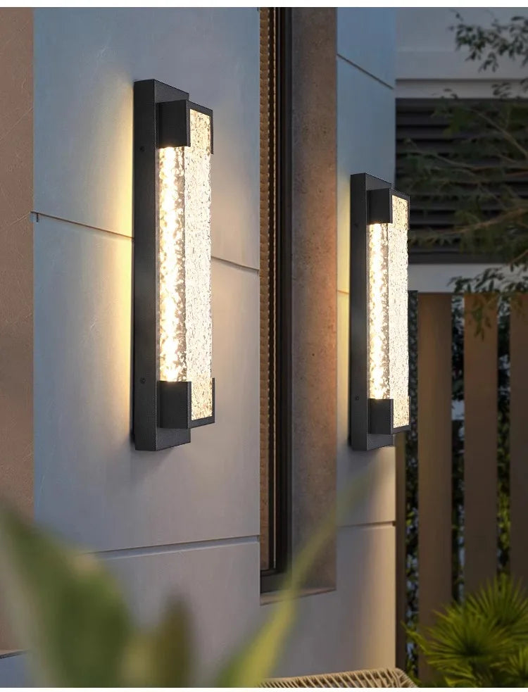 Outdoor wall light LED waterproof garage stainless steel garden terrace 110V 220V external wall porch balcony courtyard light