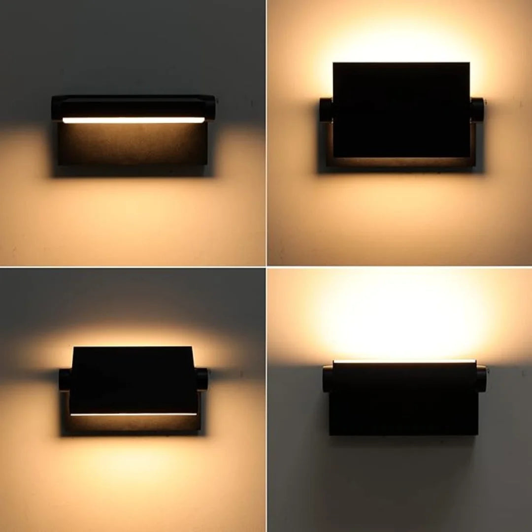 24W LED Outdoor Wall Light 1500LM IP65 Waterproof Wall Lamp Motion Sensor Outdoor Lighting Porch Lights Balcony Garden Lights