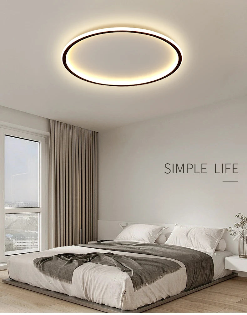 Modern Ultrathin LED Ceiling Lamp For Living Room Bedroom Aisle Study Room Balcony Light Home Decor Lighting Chandelier Fixture