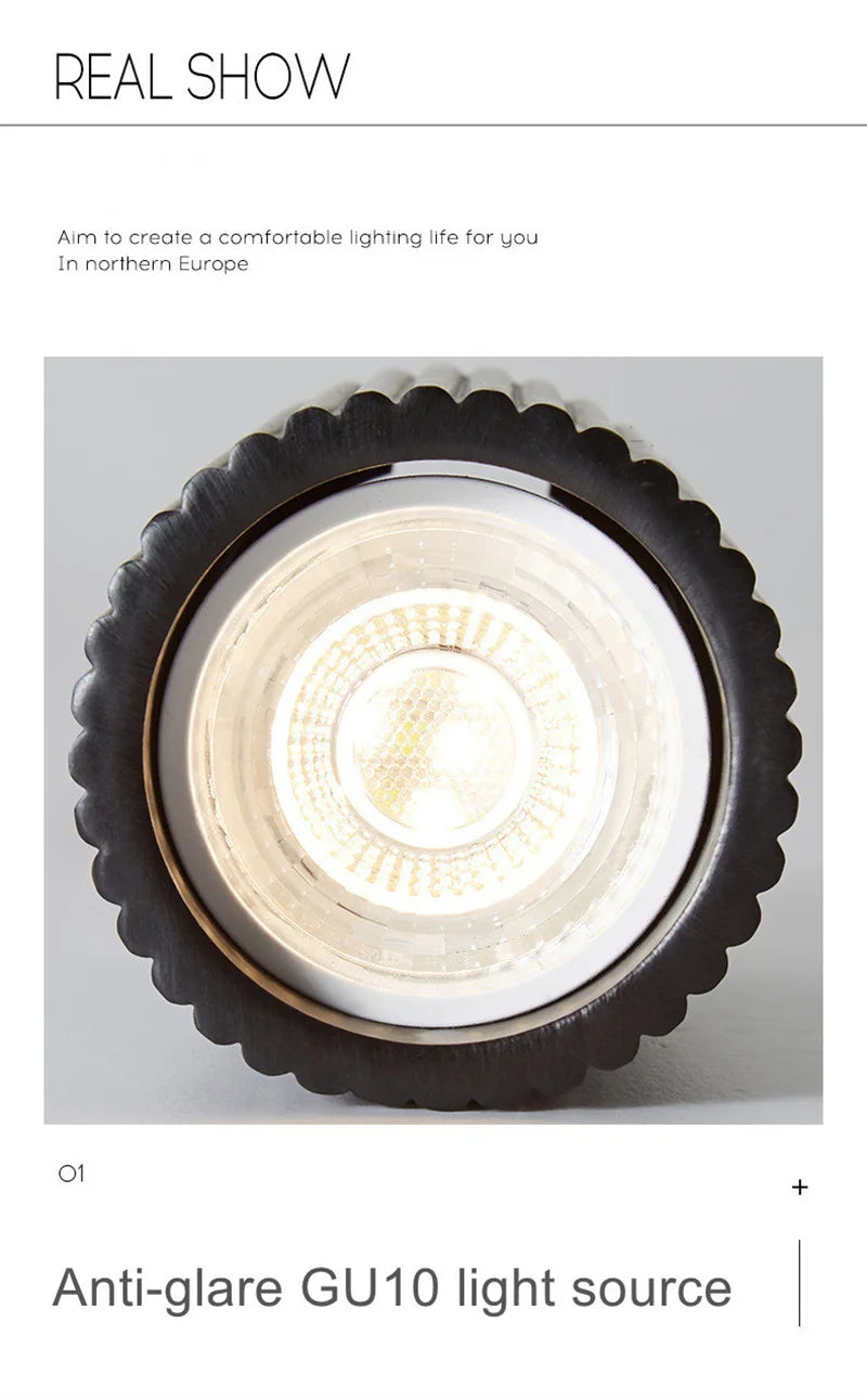 Minimalist Nordic Cylindrical Downlight Surface Mounted Resin Ceiling Lamp GU10 Grid Spotlight Corridor Living Room Home Decor