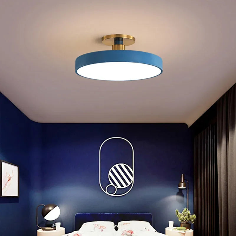 Makaron Modern LED Ceiling Lamp Chandelier For Living Dining Room Bedroom Aisle Loft Home Decor Indoor Lighting Fixture Lustre