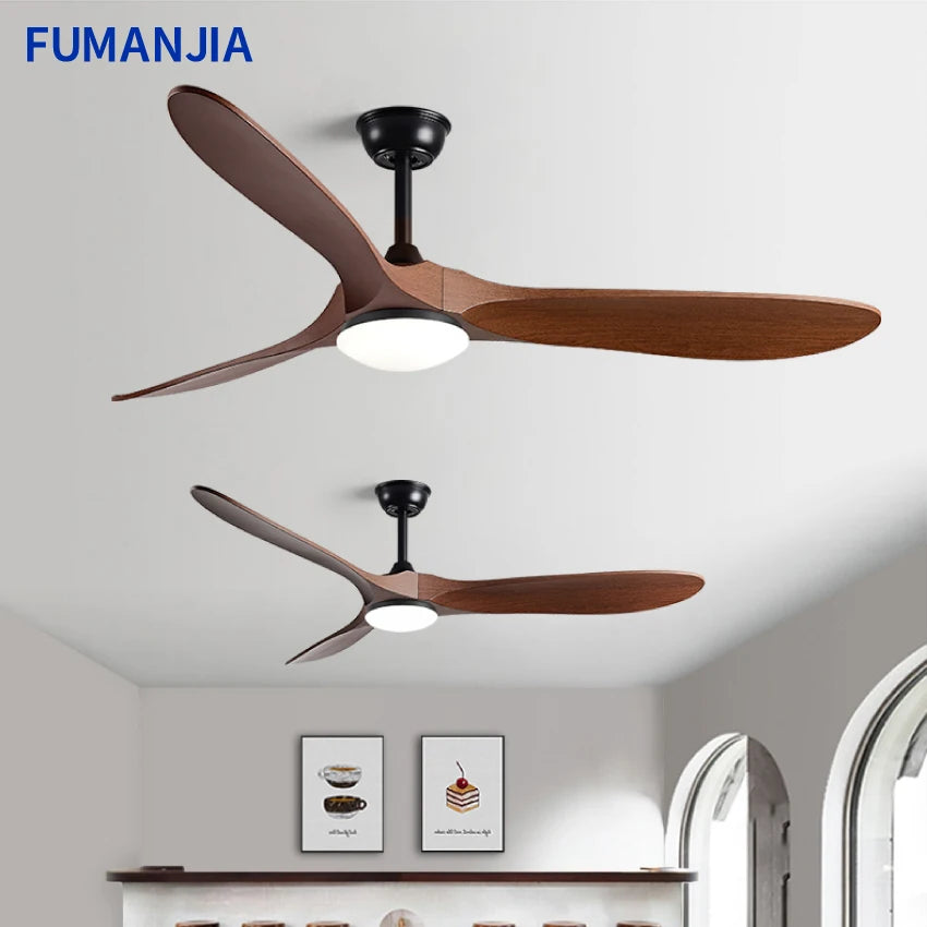 36,42,52,60 Inch Inverter Ceiling Fan Light w/Remote, Quiet, 6-Speed, Energy-Efficient for Living, Dining, Study, Bedroom