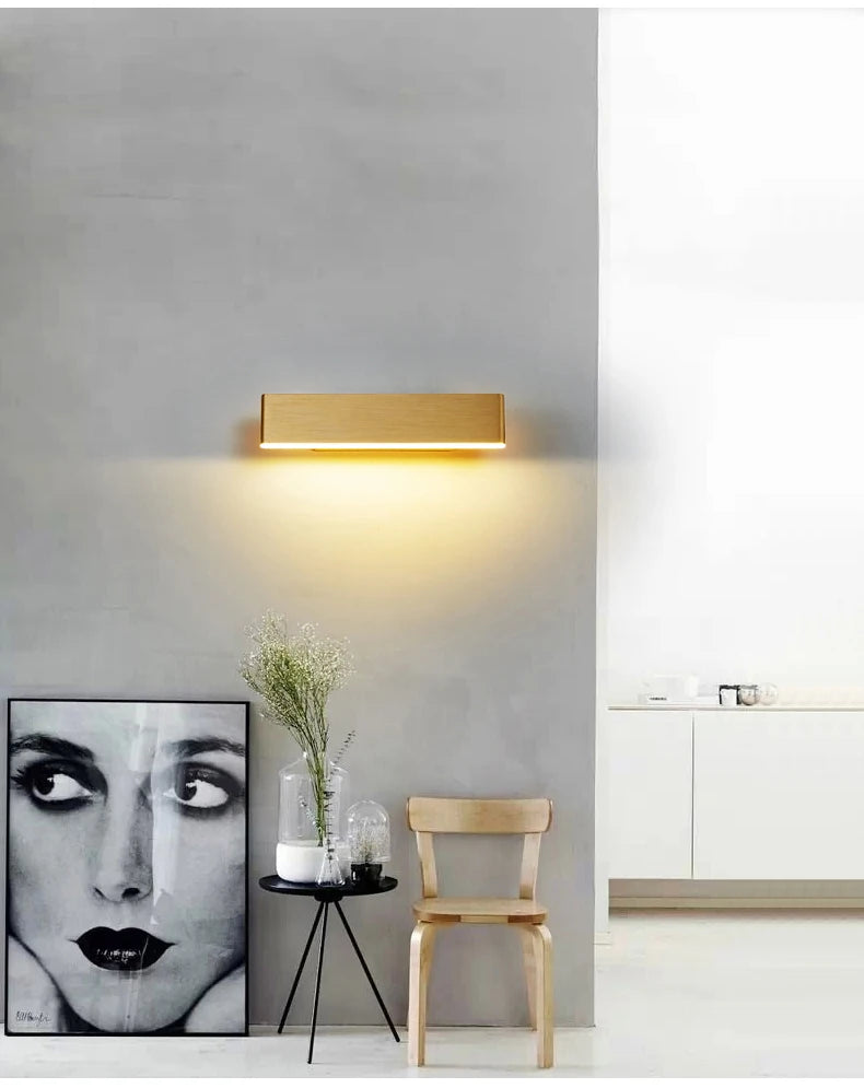 Led Indoor Wall Lamps Rotation Adjustable Modern Wall Sconce Stair Wall Light Fixture Hallway Bedroom Bedside led Wall Lamp