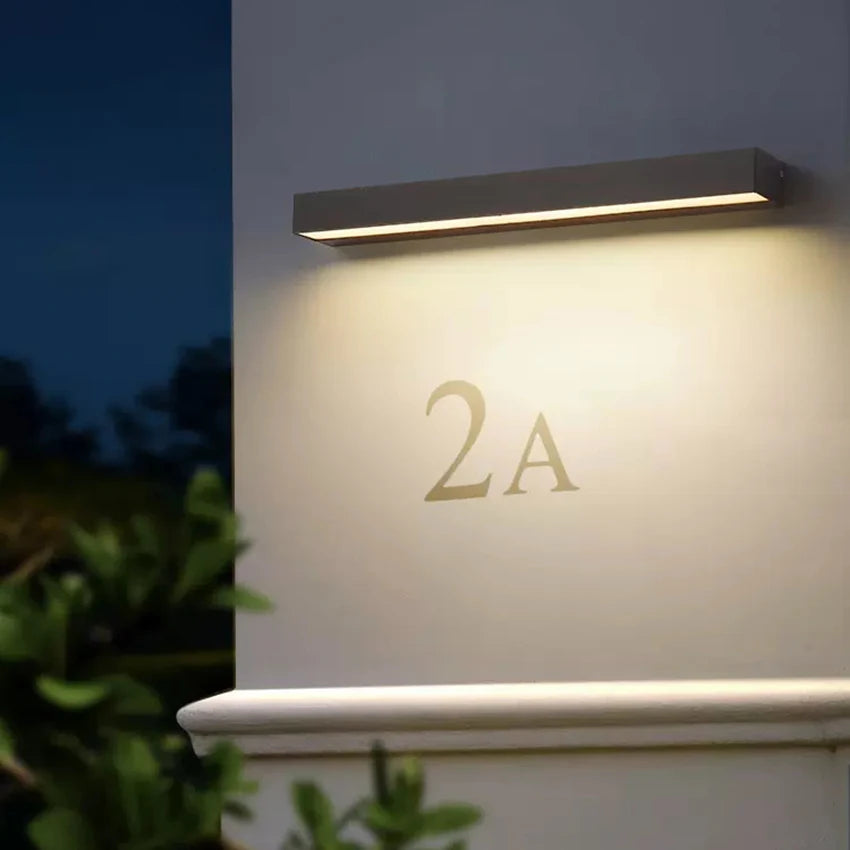 Outdoor waterproof IP65 LED wall lights, door headlights, balcony, courtyard, exterior wall lights, courtyard, outdoor gardening