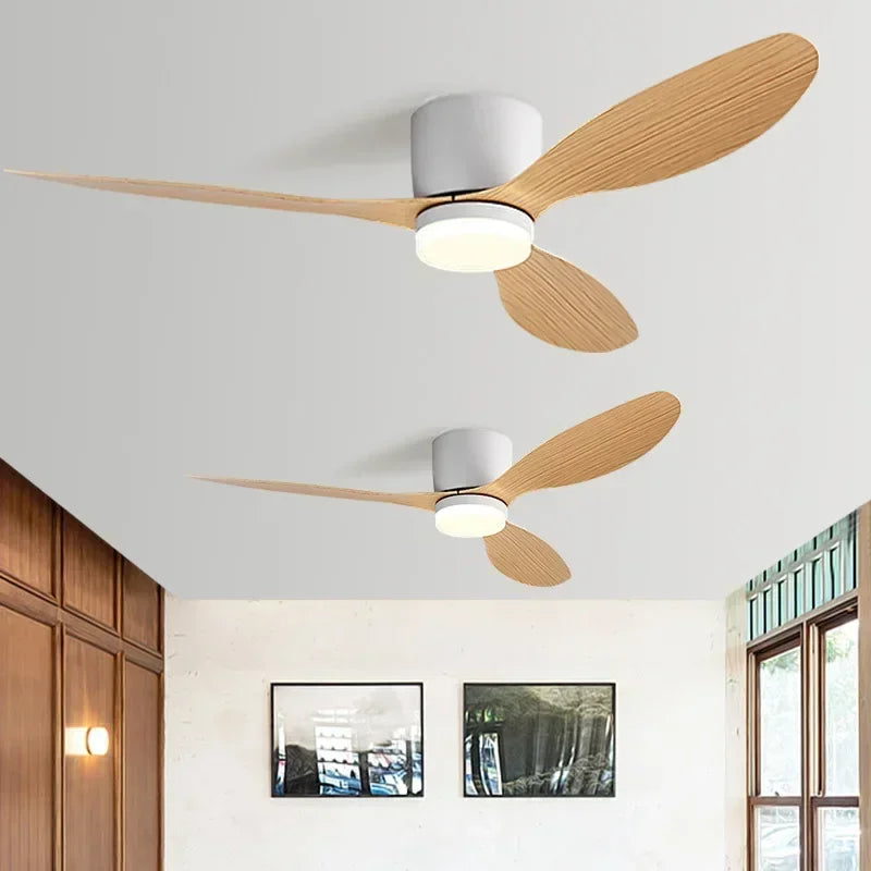 Modern LED Ceiling Fan Lights with Remote Control Ceiling Decoration Lights, Energy-saving Lights with Fans in Bedrooms and Home