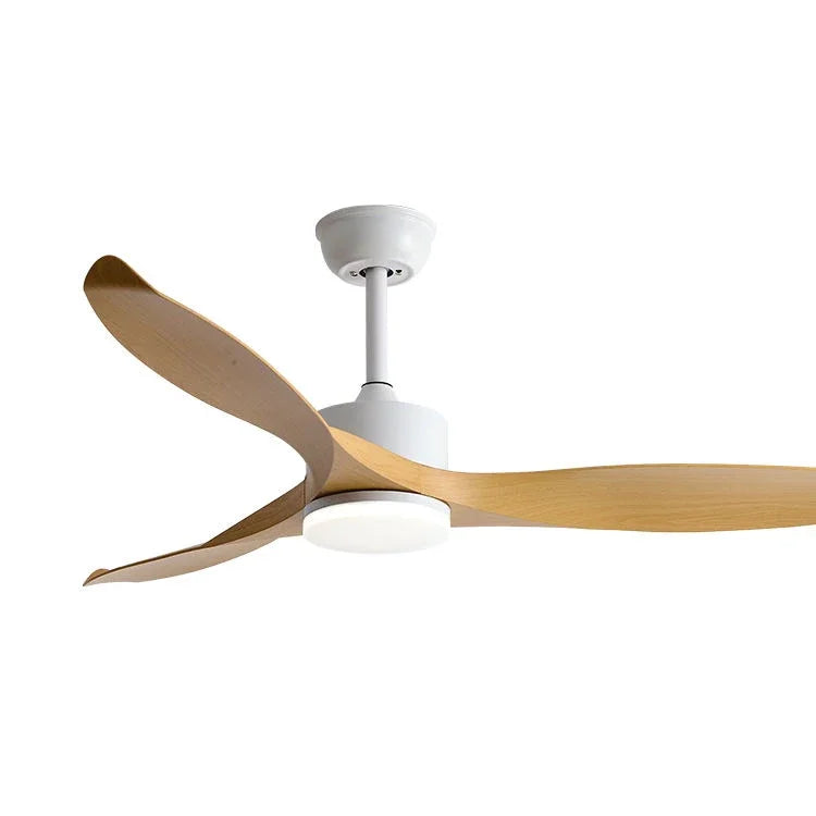 Modern Simple 42 /52 Inch Pure Copper DC Motor Remote Control ABS Blade Led Ceiling Fan With Light Restaurant Fan