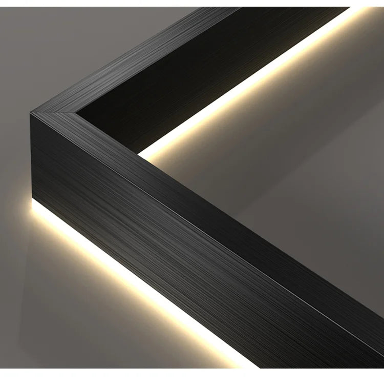 New modern Ceiling chandelier living room concise pendent lamp dining room square Nordic lamps led Ceiling living room lights