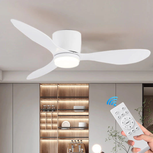 IRALAN Modern Ceiling Fan Light Winter And Summer Dual Mode Silent DC Motor Home Decoration For Bedroom Living Room