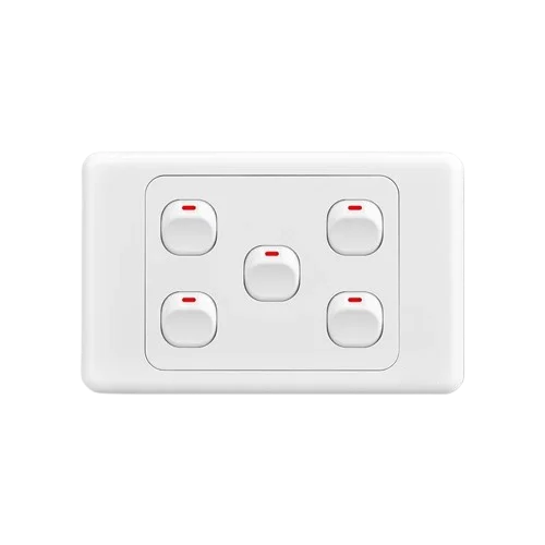 Australian Newzealand Standard Wall Socket Outlet SAA General Purpose Single Power Outlets And Light Switches Horizontal Mount