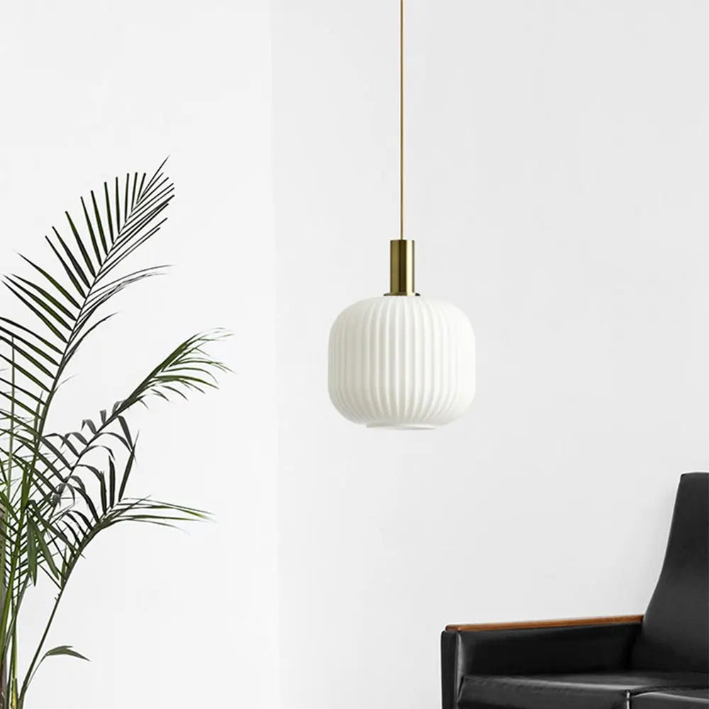 Retro restaurant colorfull glass pendant lights Creative living room Lamp Simple bedside lamp LED E27 hanging loft lighting