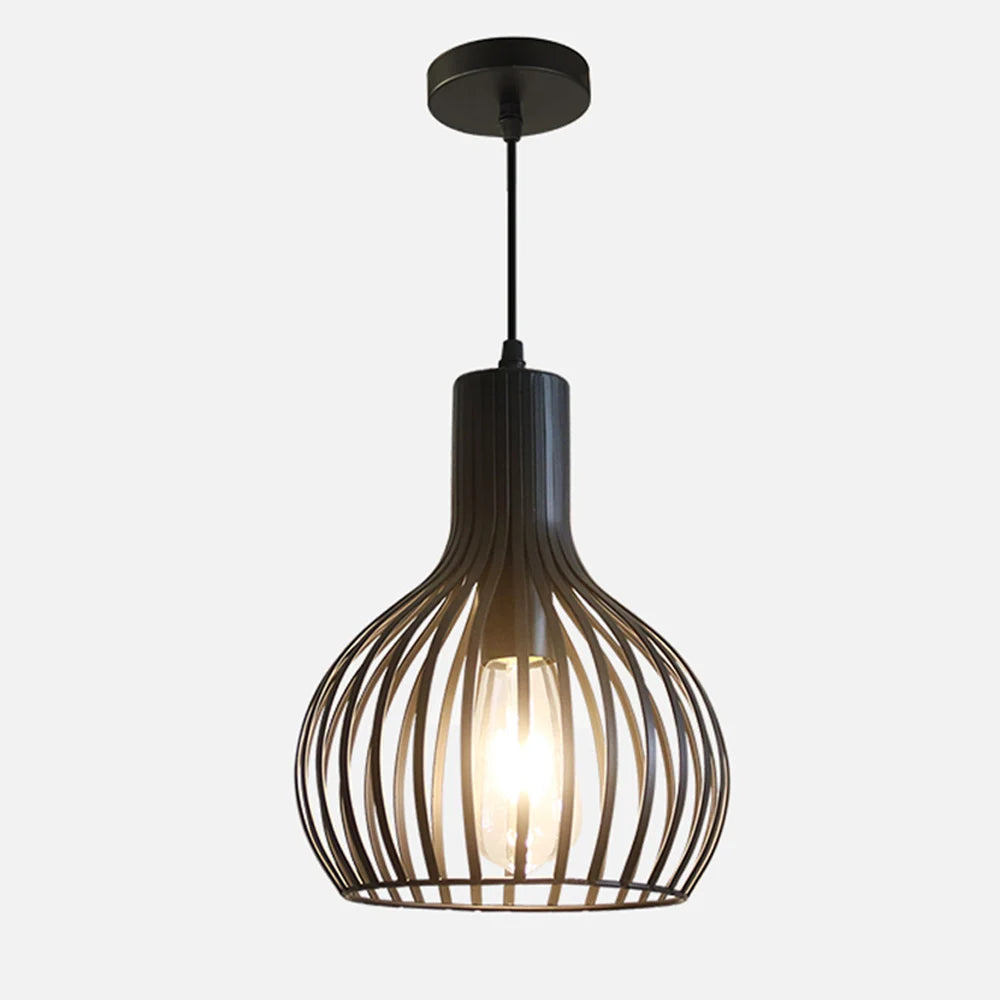 Retro loft simple Pendant Lamp Modern E27 Pendant Lights For Bedroom Hanging Lamp Nordic Metal Lampshade LED Bulb Kitchen Light