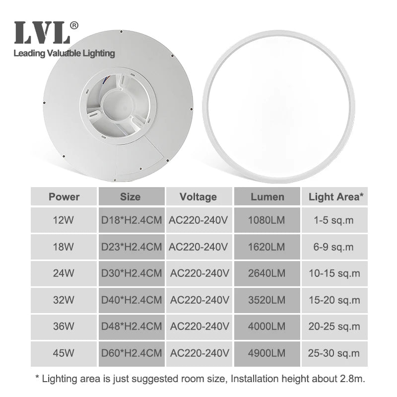 Modern LED Ceiling Light Wood Grain Golden One Light with 3 Colors Home Lighing Kitchen Bedroom Bathroom Surface Ceiling Lamp