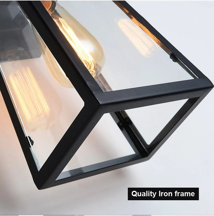 Retro Loft Outdoor Lamp Industrial Vintage Garden Light Restaurant Stair Aisle Bedroom Porch Cafe Lamp Bedside Wall Sconce