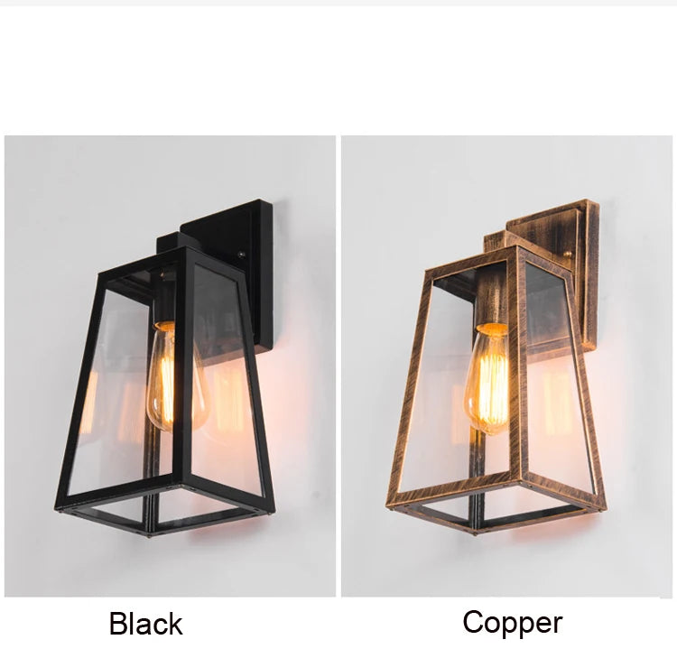 Retro Loft Outdoor Lamp Industrial Vintage Garden Light Restaurant Stair Aisle Bedroom Porch Cafe Lamp Bedside Wall Sconce
