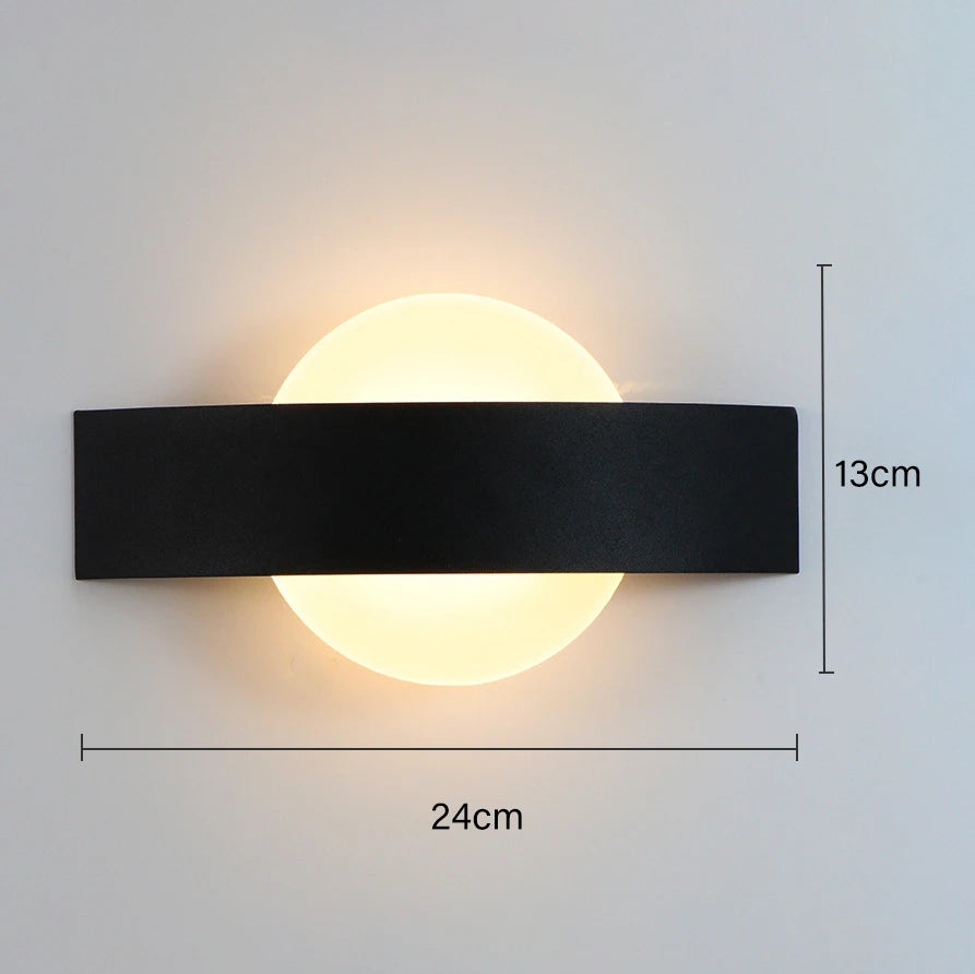 Nordic Modern Simplicity LED Wall Lamp Acrylic Round and Square Indoor Wall Sconces Bedroom Living Room Stairs Lighting Fixture