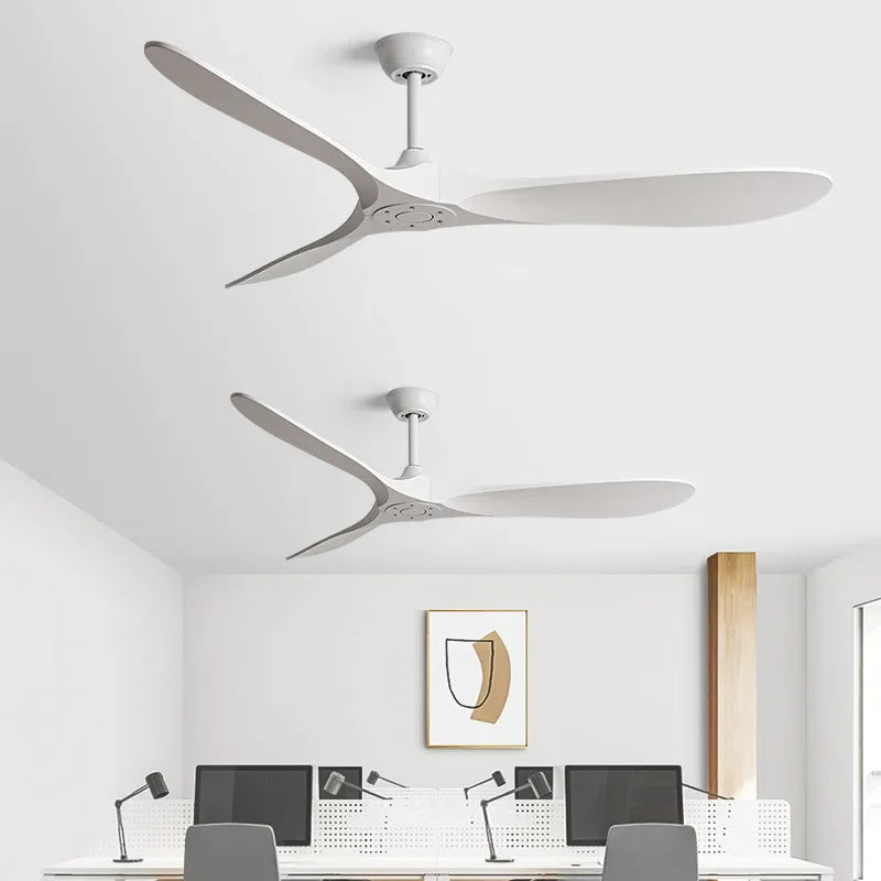American Retro Ceiling Fan, Nordic Living Room, Dining Room, Industrial Variable Frequency Dimming Remote Control Electric Fan