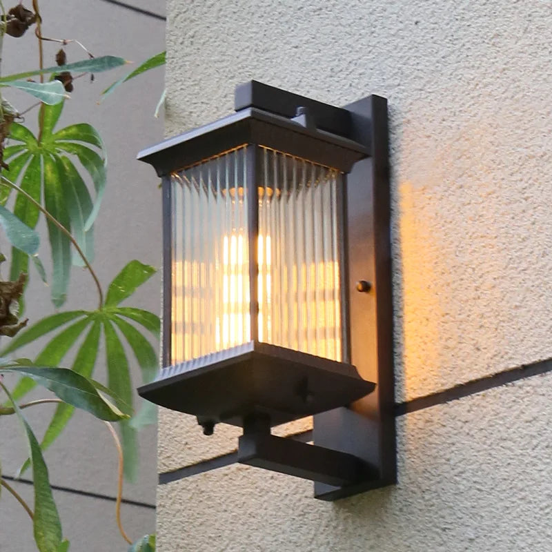 Aisle Wall Light Outdoor Garden Courtyard Exterior Wall Corridor Balcony Light Modern New Chinese Villa Door Light Wall Light