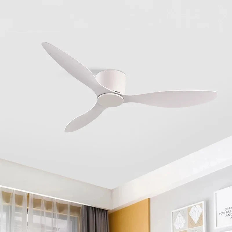 IRALAN-Ceiling Fans with Remote Control, Low Floor DC Motor, Simple Fan without Light, Home Fan Voltage 90-260V, 30W