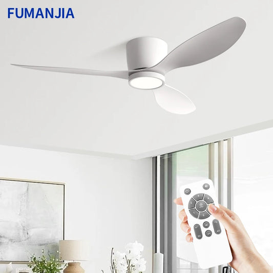 FUMANJIA 36/42/52 Inch Inverter Ceiling Fan with Light, Super - Silent, Ideal for Bedroom, Dining, Living Room & Office