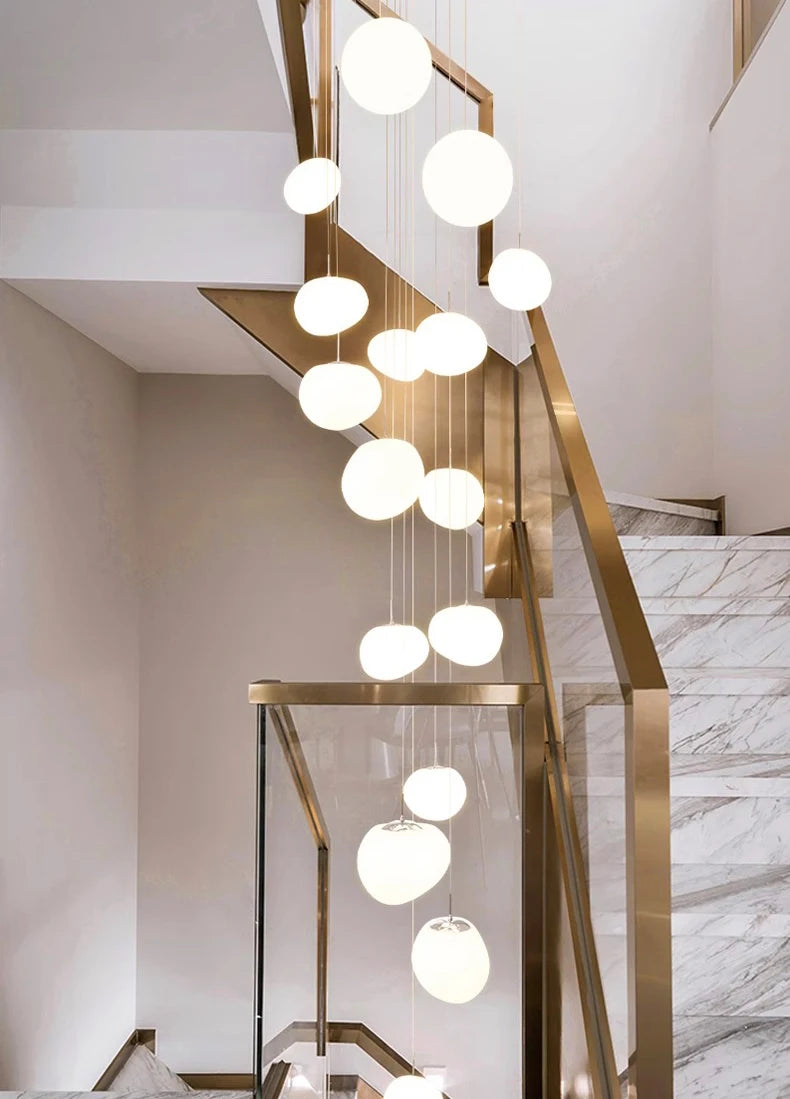Nordic home decor dining room Pendant lamp lights indoor lighting stair lamp hanging light chandelier lamps for living room