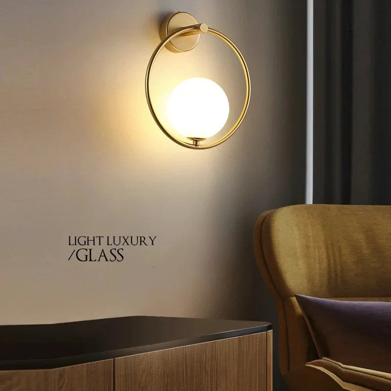 Indoor LED Wall Lamps with G9 Light Bulb for Bedroom Living Room Nordic LED Wall Lights Wall Lights Wall Sconce for Corridor