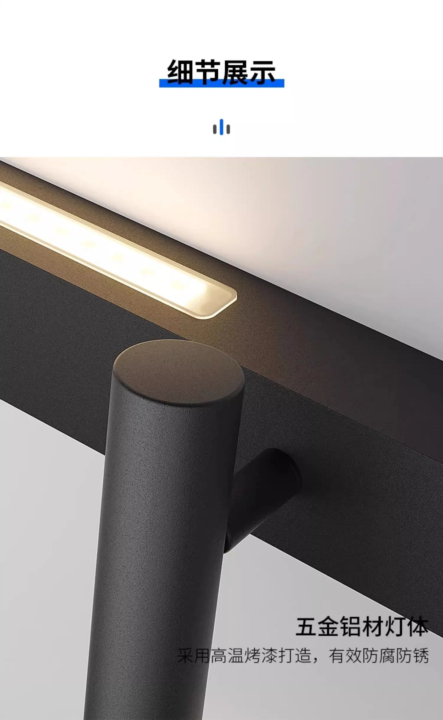 Bedroom Headboard LED Wall Light Atmosphere Light Modern Simple Living Room Background Wall Light Corridor Wall Spotlights