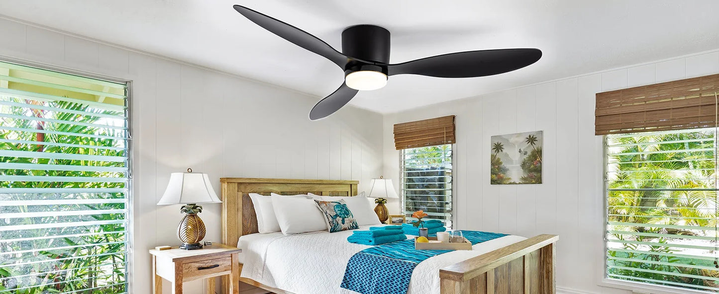 IRALAN silent and powerful ceiling fan 6-speed smart dimming LED Ceiling fan lighting bedroom room lamps Living room lights