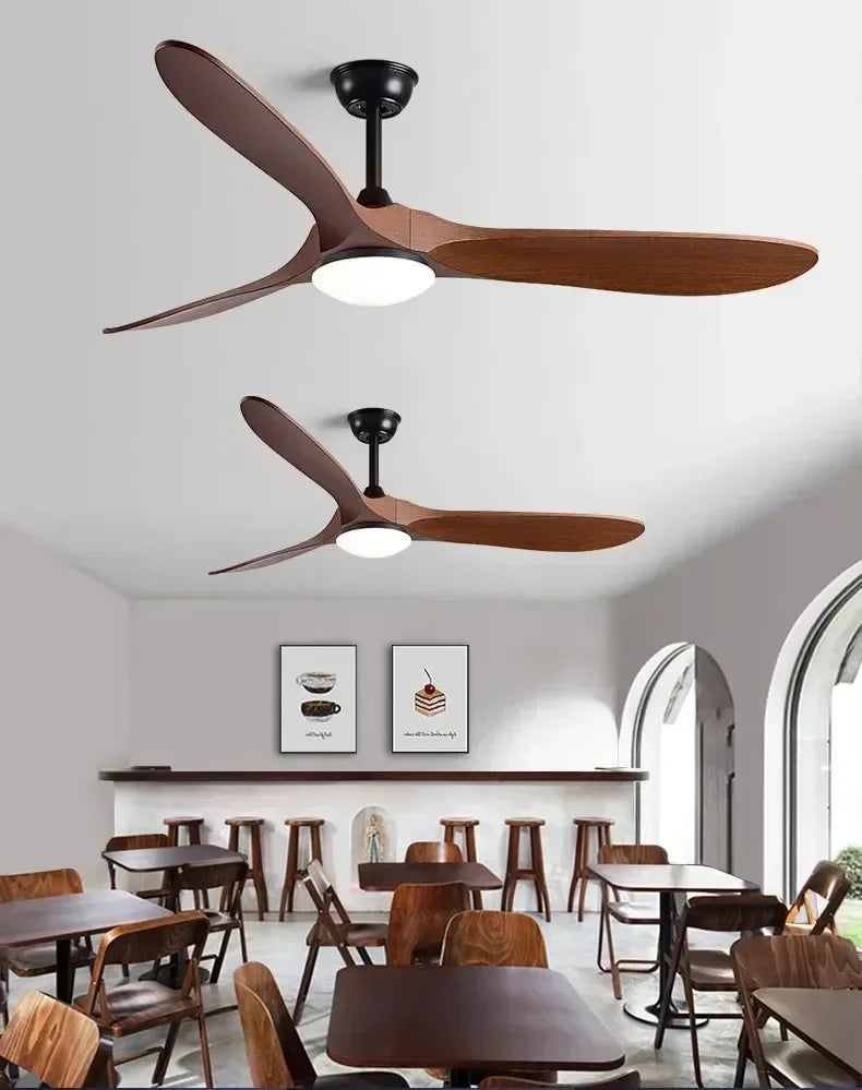 Low Floor Modern Ceiling Fan with Lights, 6-speed Adjustable DC Motor Reversible Blade Remote Control LED Fan with Lights