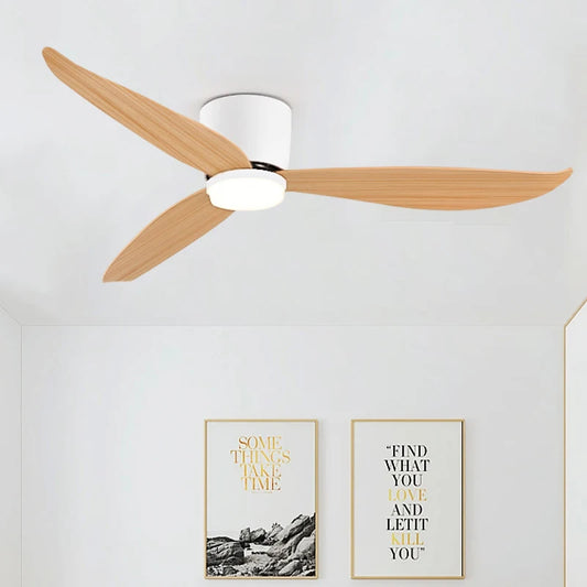 46 52 Inch LED Pendant Light, Bedroom, Dining Room, Living Room, Intelligent Remote Control Dimming Fan, Nordic Style 96-220V