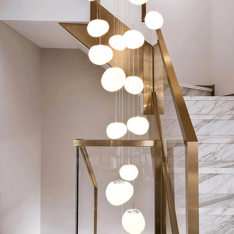 Nordic home decor dining room Pendant lamp lights indoor lighting stair lamp hanging light chandelier lamps for living room