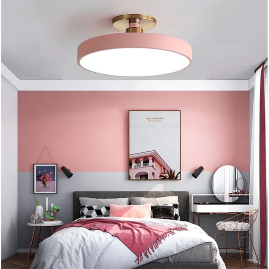 Makaron Modern LED Ceiling Lamp Chandelier For Living Dining Room Bedroom Aisle Loft Home Decor Indoor Lighting Fixture Lustre