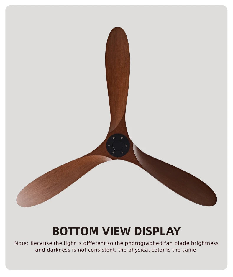 FUMANJIA 36,42,52,60 Inch Inverter Ceiling Fan w/Remote, Quiet, 6 - Speed, Energy - Efficient for Living, Dining, Study, Bedroom