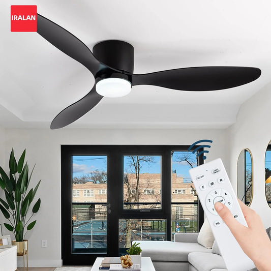 Modern Ceiling fan With Remote Control Have 3 color Led Fan Light Applicable Kitchen Bedroom Ceiling lamp Room Light Decoration