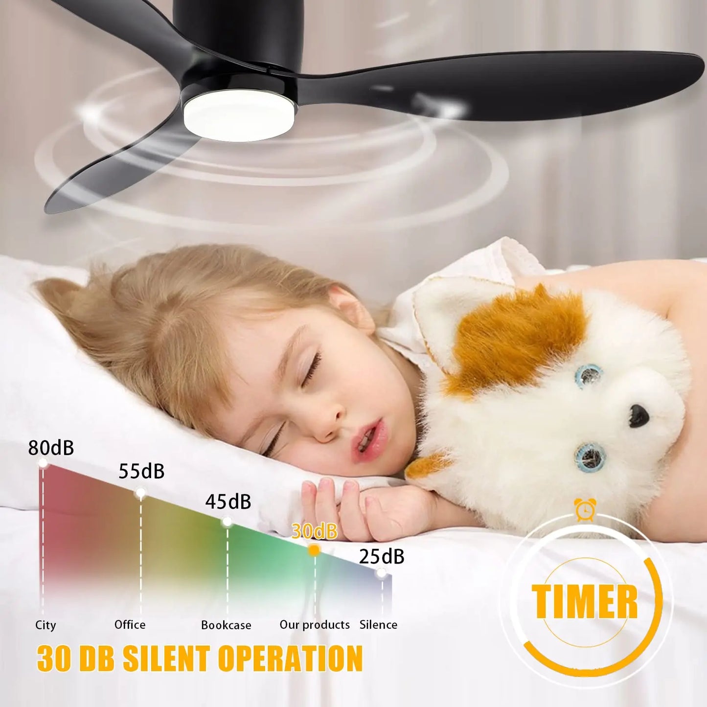 IRALAN Modern Ceiling Fan Light Winter And Summer Dual Mode Silent DC Motor Home Decoration For Bedroom Living Room