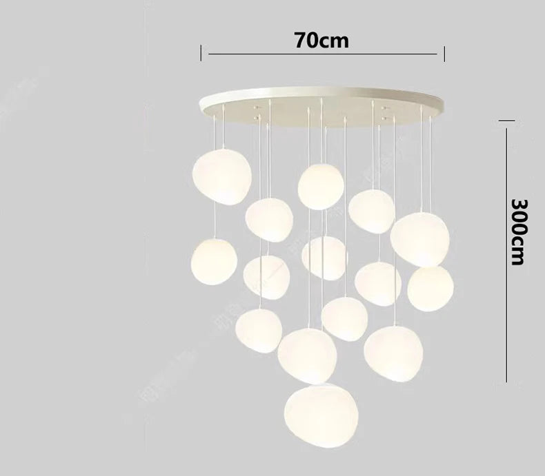 Nordic home decor dining room Pendant lamp lights indoor lighting stair lamp hanging light chandelier lamps for living room