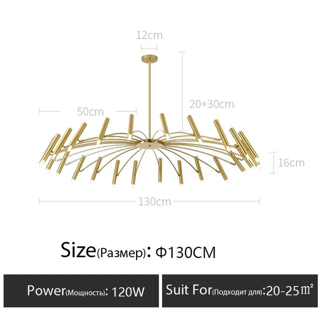 Minimalist Ceiling Chandelier G9 Light Fixtures 110V/220V Home Interior Lighting Decora Pendant Lamp for Living room Dining Room