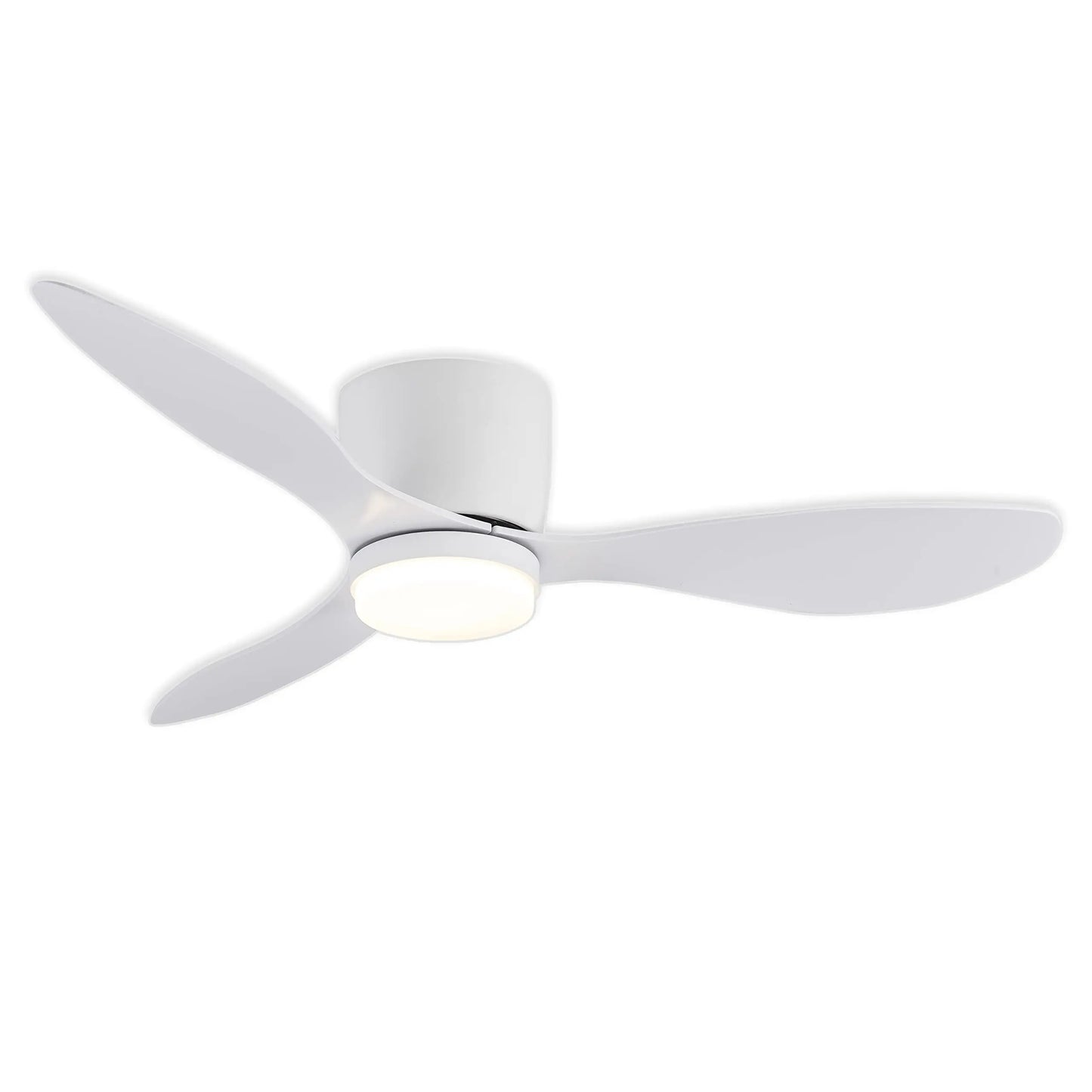 IRALAN Modern Ceiling Fan with LED Light Remote Control  Nordic Low Floor Decorative Light Bedroom Living Room Bedroom Decor