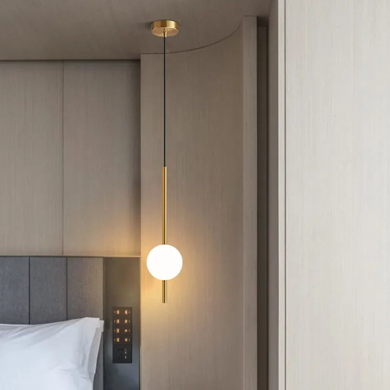 High-end Home Decoration Lighting Fixtures Bedside Pendant Lights Bedroom Modern Lamp TV Kitchen Dinning Room LED Magic Bean Art