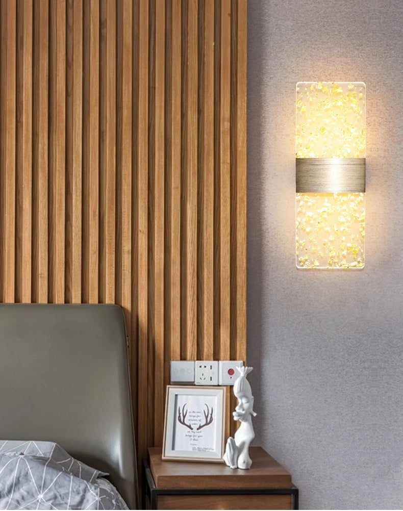 Acrylic Indoor Wall Lamp 6W LED Wall Light Modern Nordic Sconce Lamps Balcony Aisle Bedside Lights For Home Decoration AC85-265V