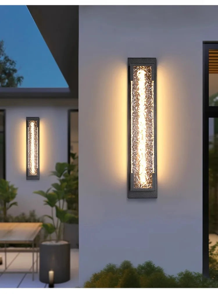 Outdoor wall light LED waterproof garage stainless steel garden terrace 110V 220V external wall porch balcony courtyard light