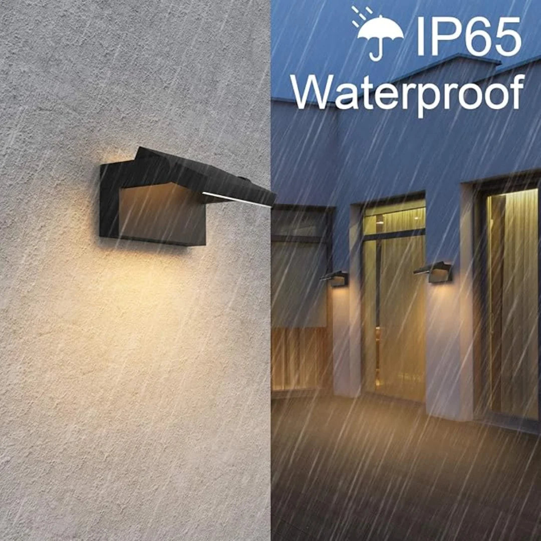24W LED Outdoor Wall Light 1500LM IP65 Waterproof Wall Lamp Motion Sensor Outdoor Lighting Porch Lights Balcony Garden Lights