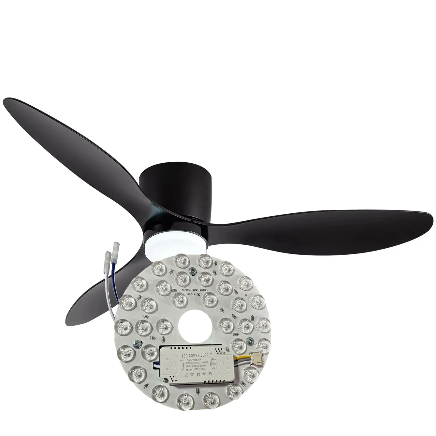 IRALAN LED Light Board AC 85-265V To Fan Lights or Ceiling Lights Ring Panel Circle Remote Control Easy Installation