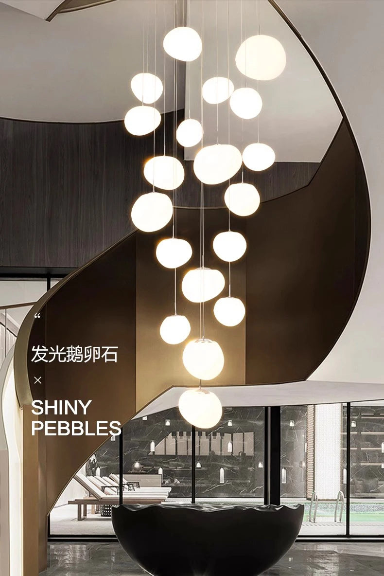 Nordic home decor dining room Pendant lamp lights indoor lighting stair lamp hanging light chandelier lamps for living room