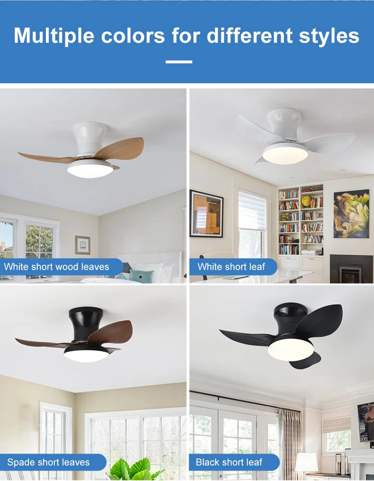 Bedroom fan light, ceiling fan light, high wind power ceiling, dining room, living room, household integrated ceiling, electric