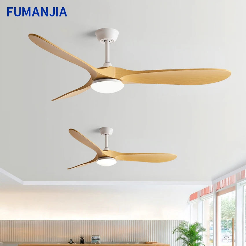 36,42,52,60 Inch Inverter Ceiling Fan Light w/Remote, Quiet, 6-Speed, Energy-Efficient for Living, Dining, Study, Bedroom