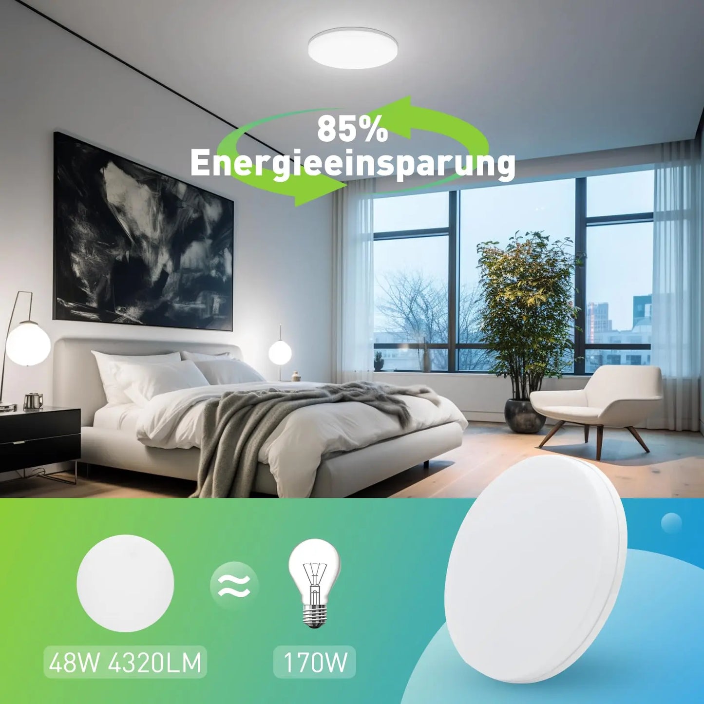Interior Led Ceiling Lamp Round Simple Bedroom Dining Room Ceiling Lights Modern Home Energy-saving Decoration Lighting Fixtures