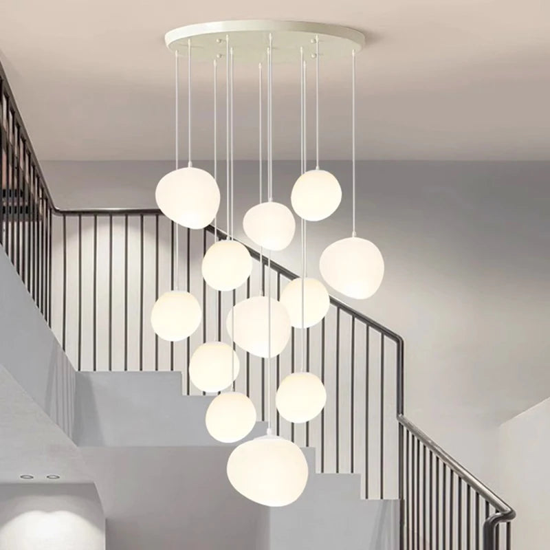 Nordic home decor dining room Pendant lamp lights indoor lighting stair lamp hanging light chandelier lamps for living room
