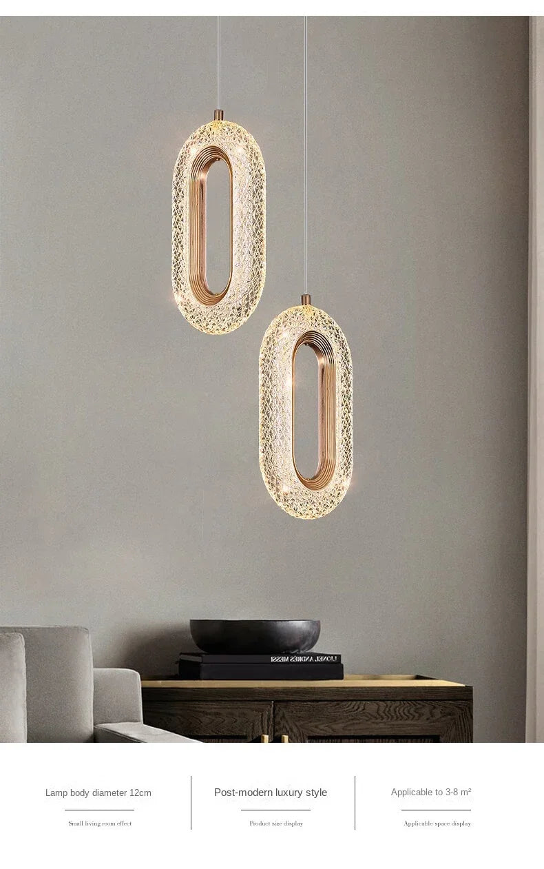 Modern Bedside Pendant Light, Long Line Living Room Background Wall Light, Study Pendant Light, Bedroom Interior Lighting